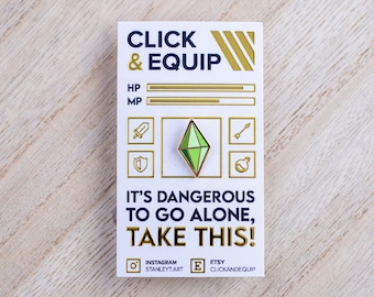 Sims Plumbob - Mini Enamel Pin