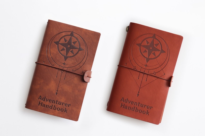 Genshin Impact Adventurer's Handbook Leather Journal Etsy