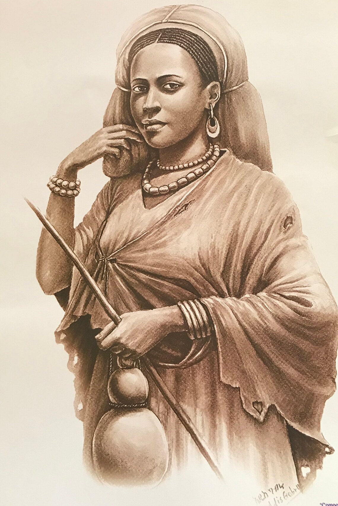 Ethiopian Art Print Adis Gebru composed Etsy UK