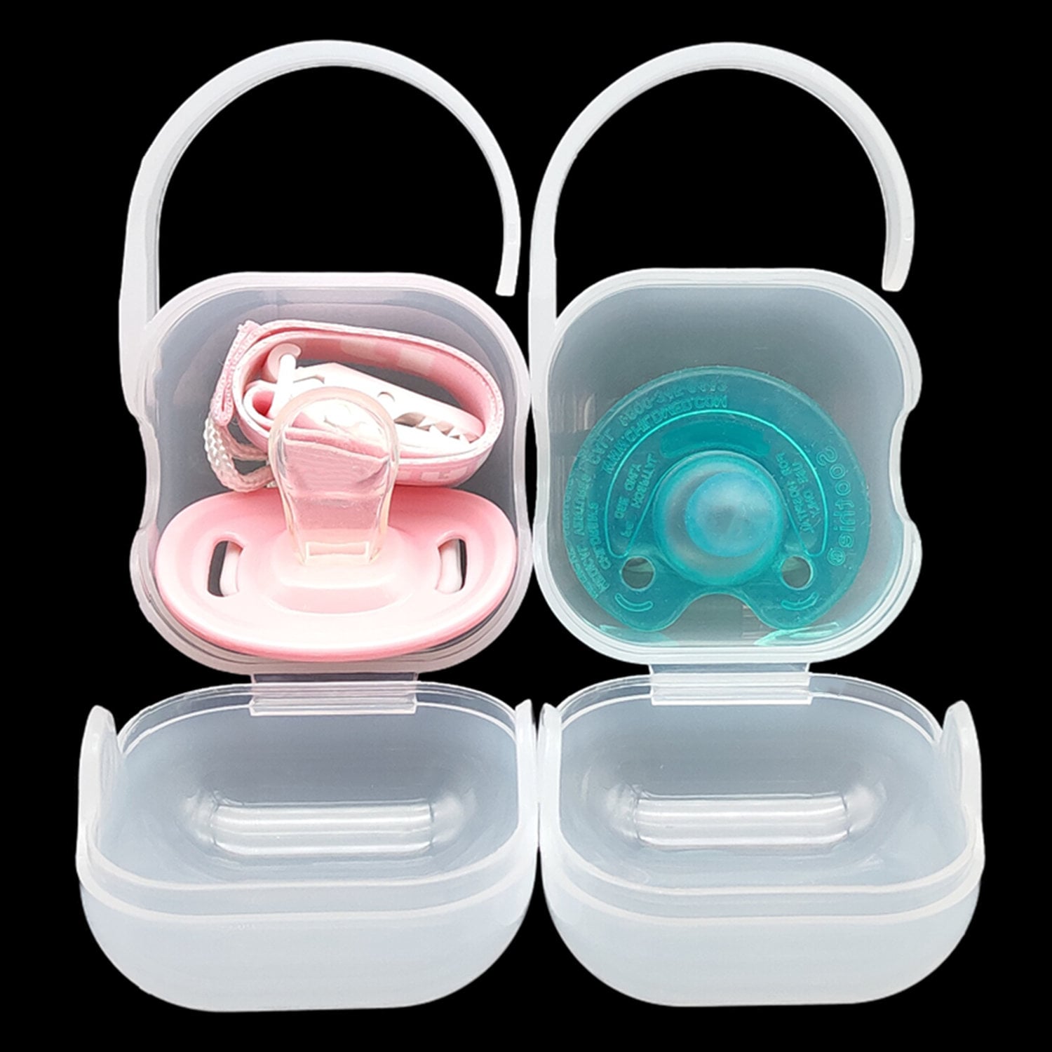 LANEYLI Pacifier Case Pacifier Holder Case Pacifier Clip Binky Etsy