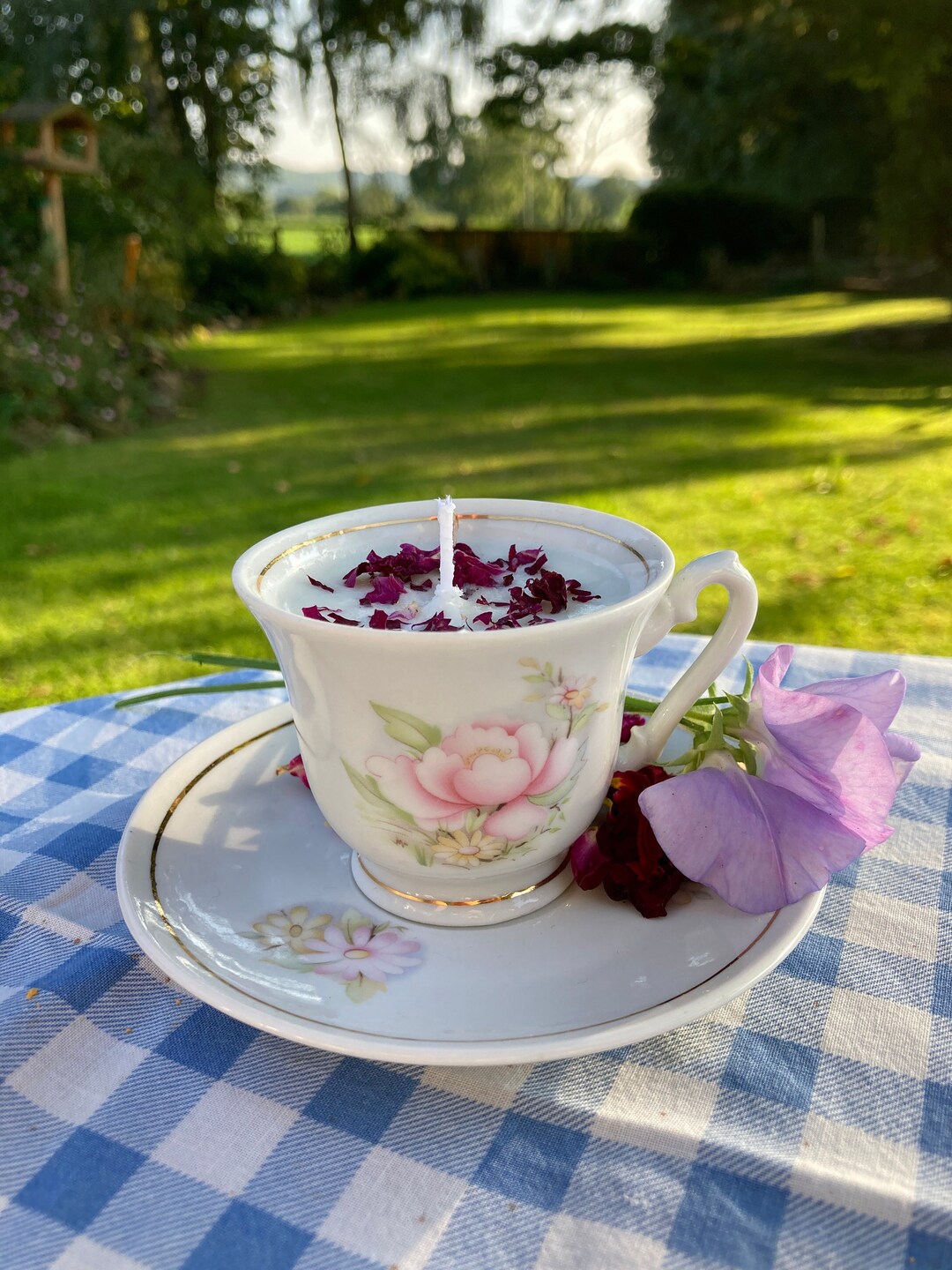 Fragranced Teacup Candle Etsy