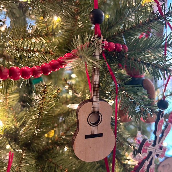 Digital SVG -Accoustic Guitar Ornament