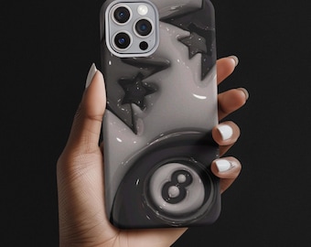 8 Ball y2k Handyhülle | Mood Board Grunge Handyhülle Trendy Girl Aesthetic, Geschenk für Freund, Geschenk für y2k Liebhaber