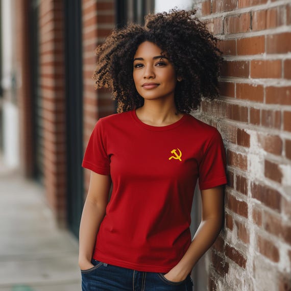 Hammer and Sickle Shirt: Red Marxist Tee Communism Cute communist gift socialism socialist karl marx marxist marxism