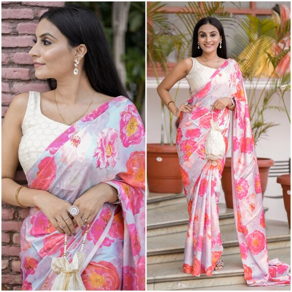 Party wear outlet satin sarees