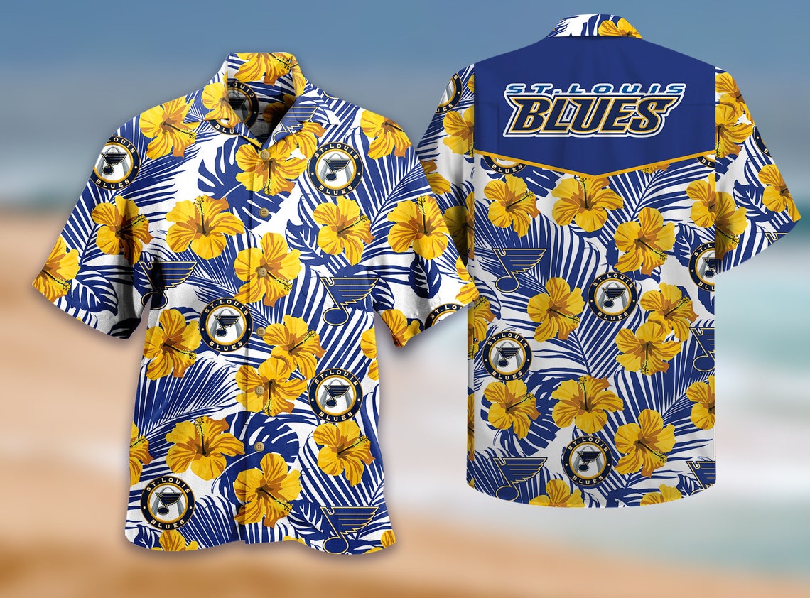 St Louis Blues Hawaiian Shirt 2 Shirt for NHL fans Hockey | Etsy