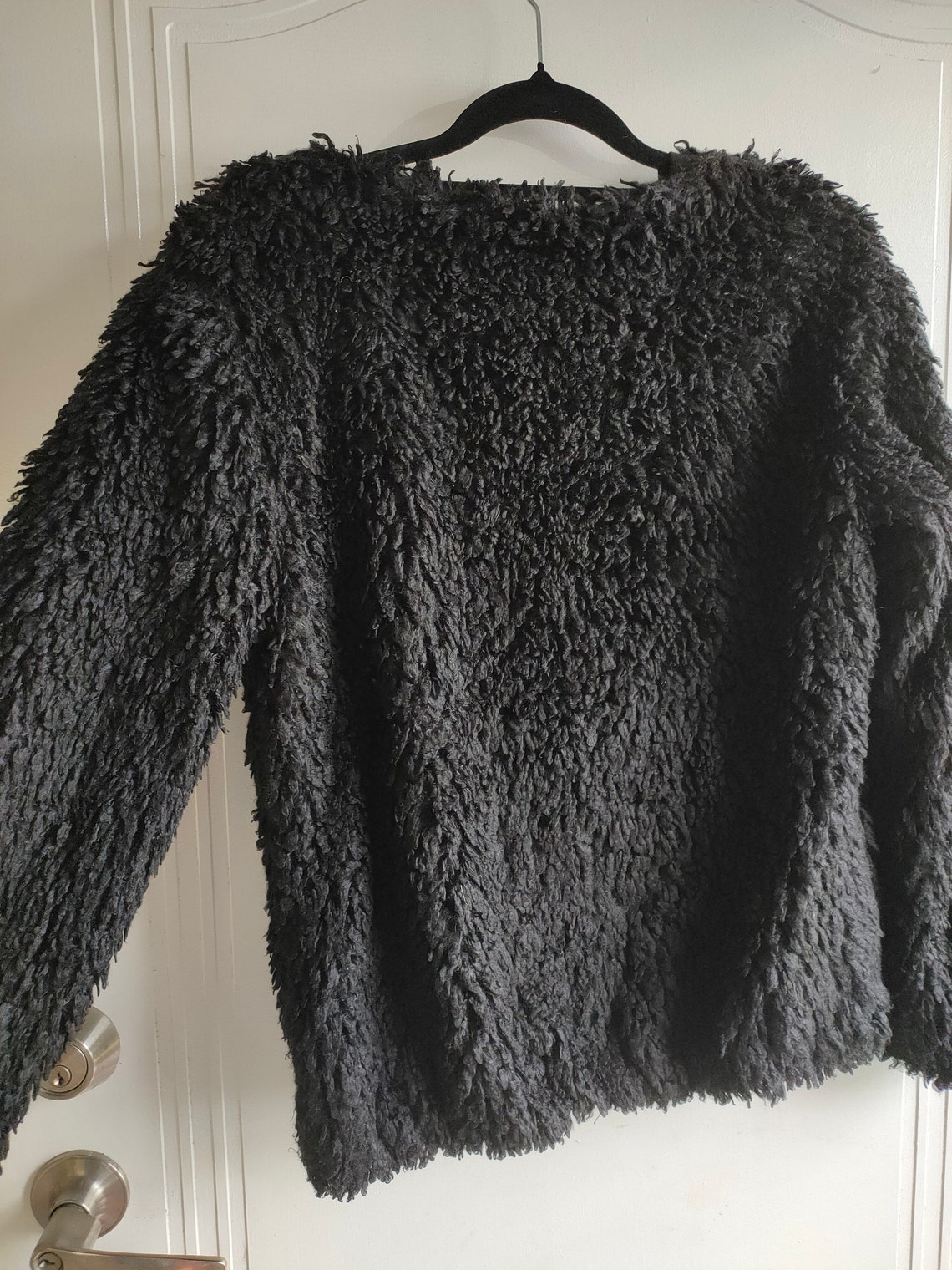 LJ Black Premium Black Teddy Bear Activewear Jacket Lorna | Etsy