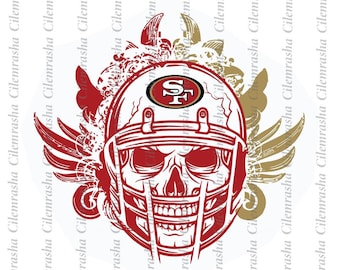 Download 49ers Skull Etsy
