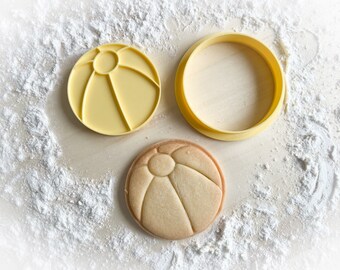 Beach ball *686 Cookie cutter and stamp multi-size