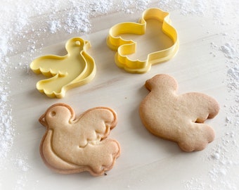 Cookie cutter and stamp multi-size: Dove *236