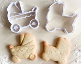 Cookie cutter multi-size: Baby carriage *55