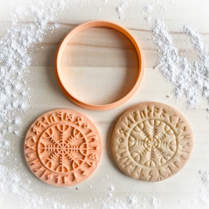 Viking Compass Wax Melt Silicone Mold for Resin. Wax Melt Silicone Mould. 