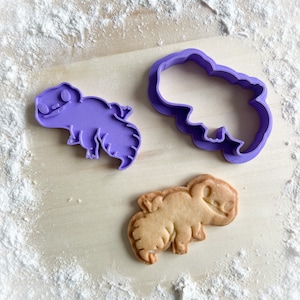 Gecko *668 Cookie cutter and stamp multi-size