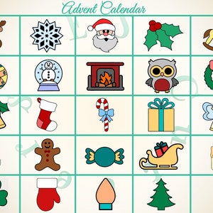 Cookie cutter and stamp multi-size: Advent calendar *577