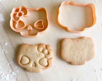 Cookie cutter multi-size: Scary halloween kitty *164