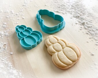Cookie cutter multi-size: Three Pumpkins *506