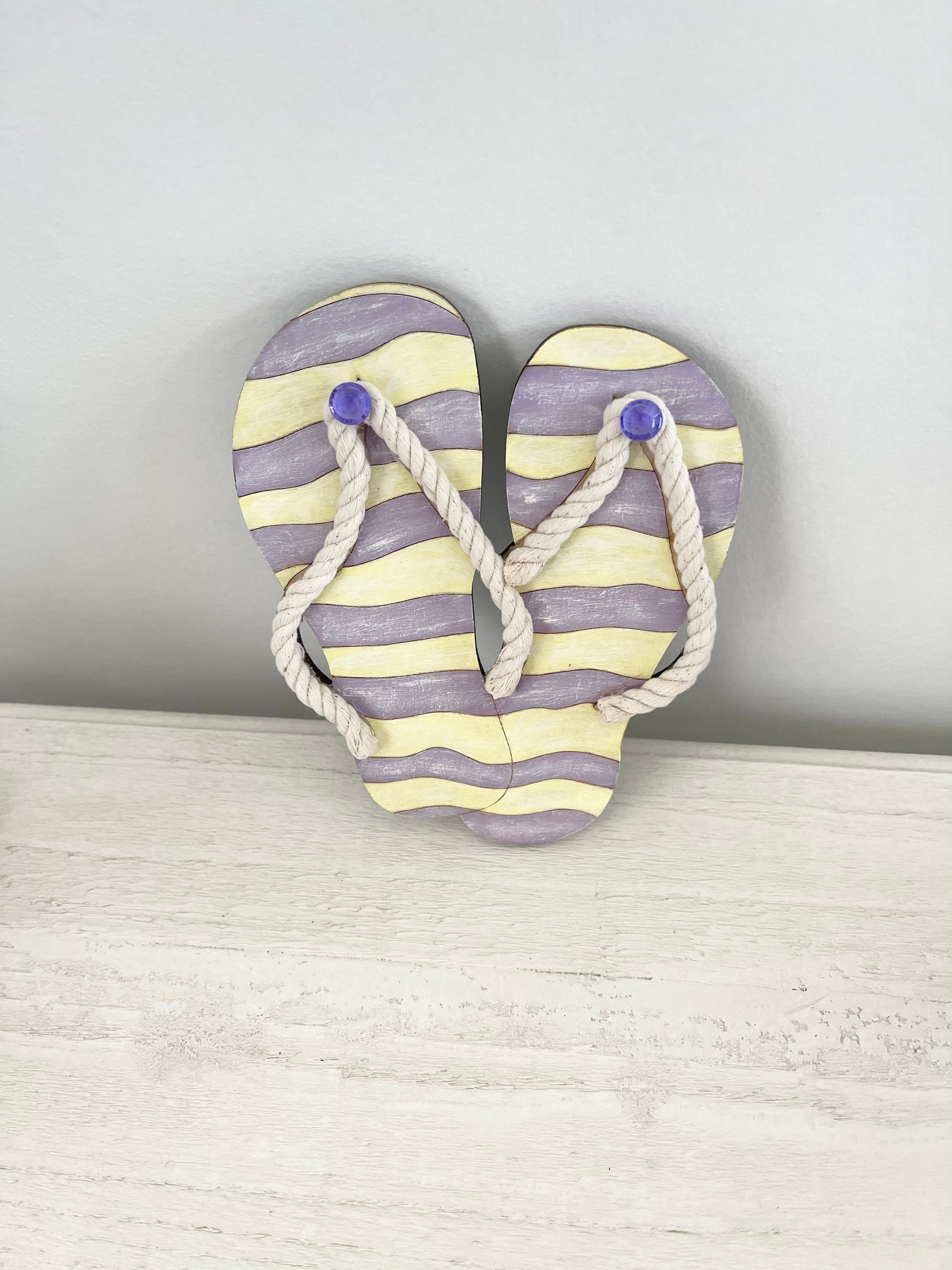 Beach Flip Flop Decor, Beach Wood Flip Flop Decor, Wood Flip Flop Sign, Wood Flip Flop Plaque, Flip Flop Sign, Flip Flop Decor - Beach Vibes