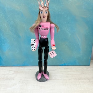 Custom Trophy, Personalized Trophy, Poseable Trophy,  13” Poseable Figurine, Bunco Trophy, Family Game Night Trophy - Game Master