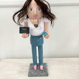 Custom Logo Nutcracker, Custom Career Nutcracker, Personalized Logo Nutcracker, Wood Logo Nutcracker, Wood Logo - Nutty Logos - Custom