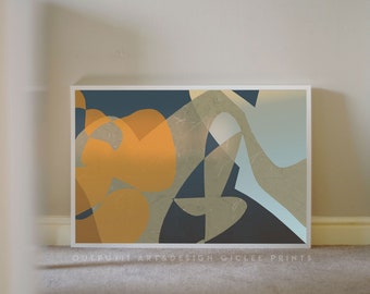 Gran paisaje abstracto arte GICLEE IMPRESIÓN decoración moderna del hogar