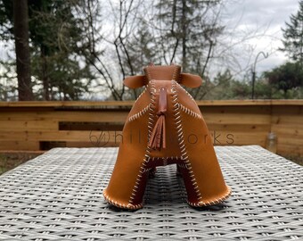 Handmade Leather Cow Pattern-pdf File-leather Craft PDF-PDF