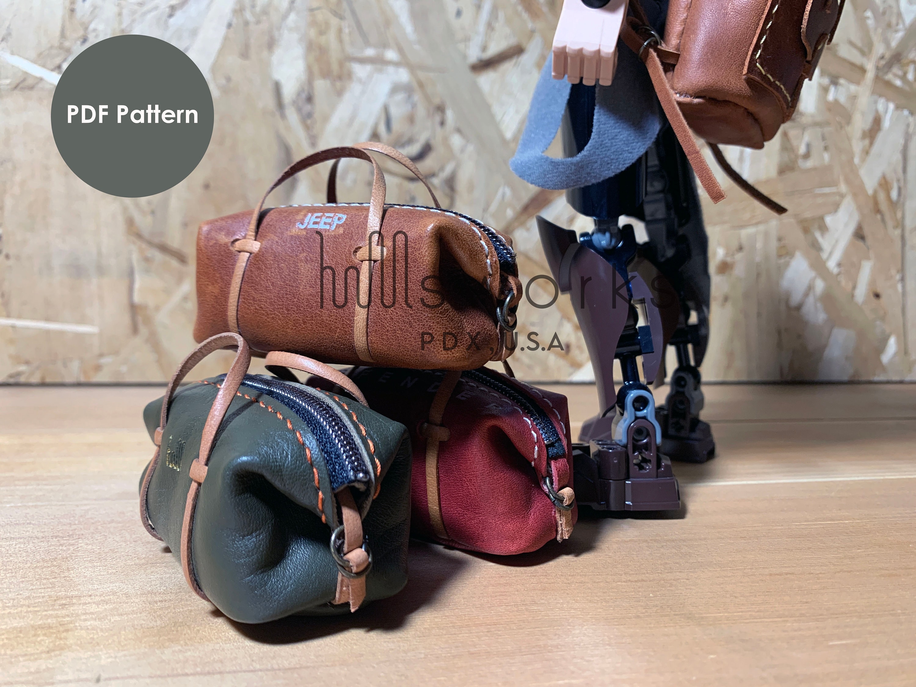 Leather Boston Bag -  Australia