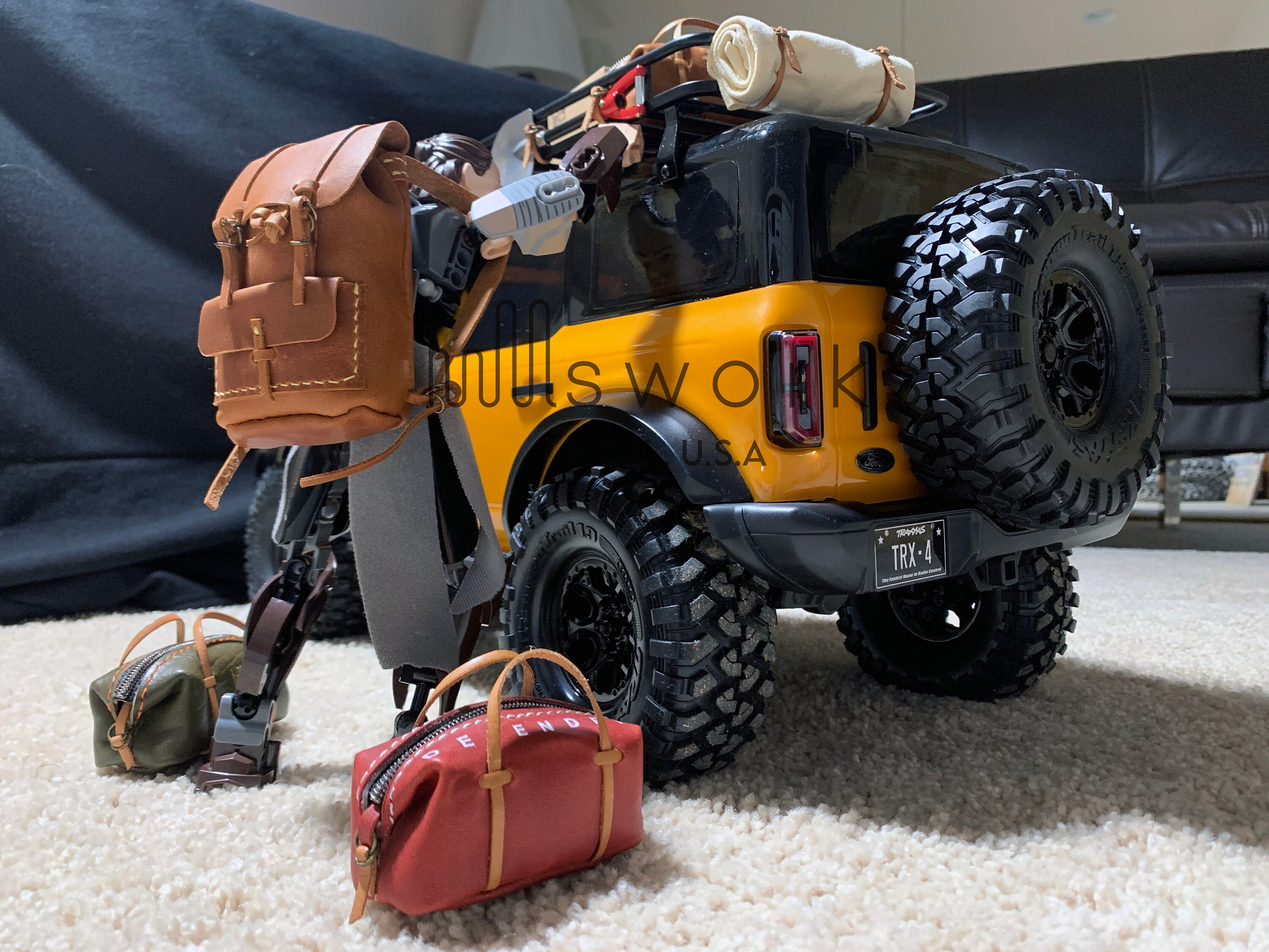 Handmade Leather Miniature Boston Bag /mini Boston Bag