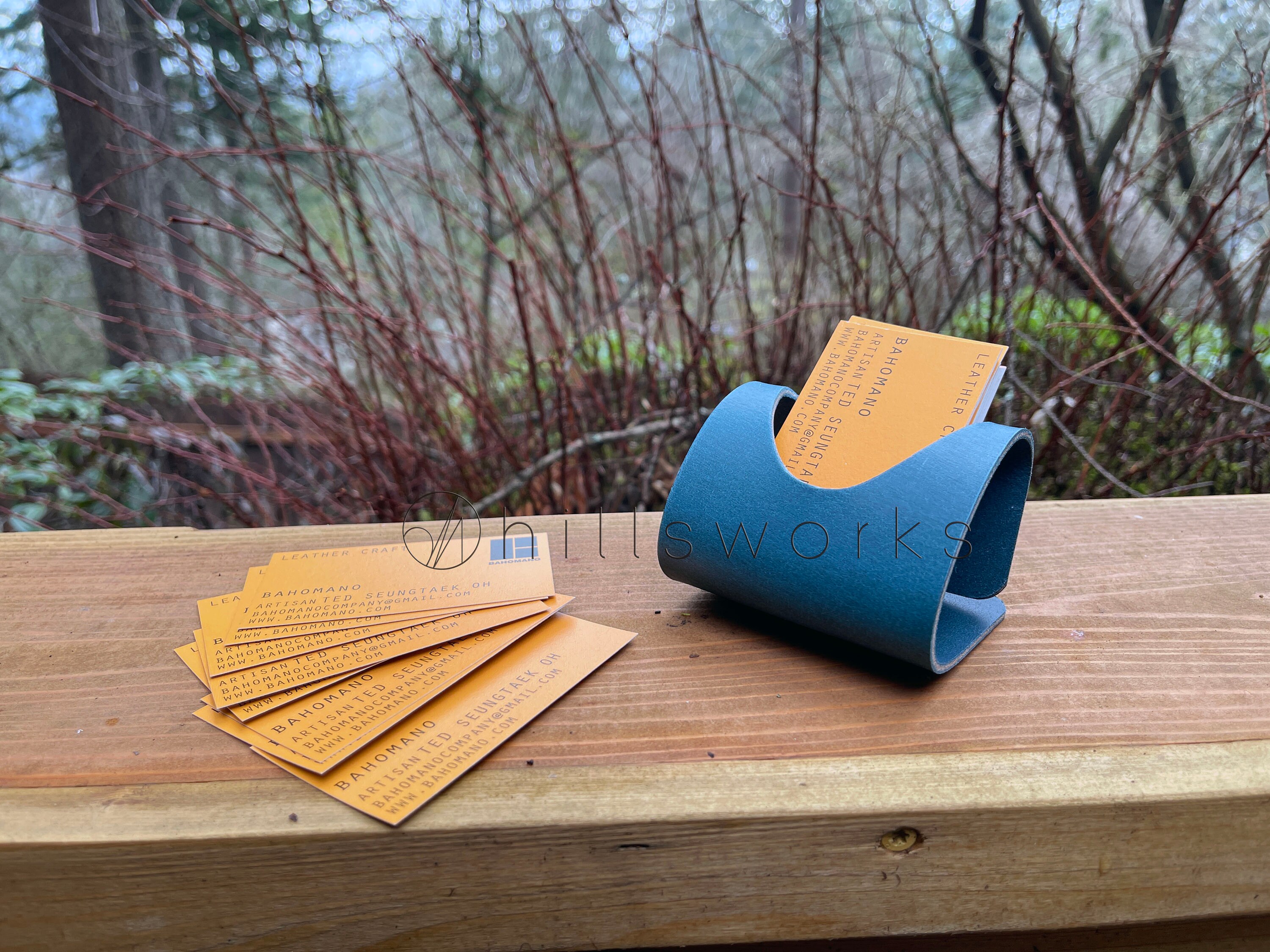 Leather Business Card Holder Pattern/pdf Filestanding Etsy