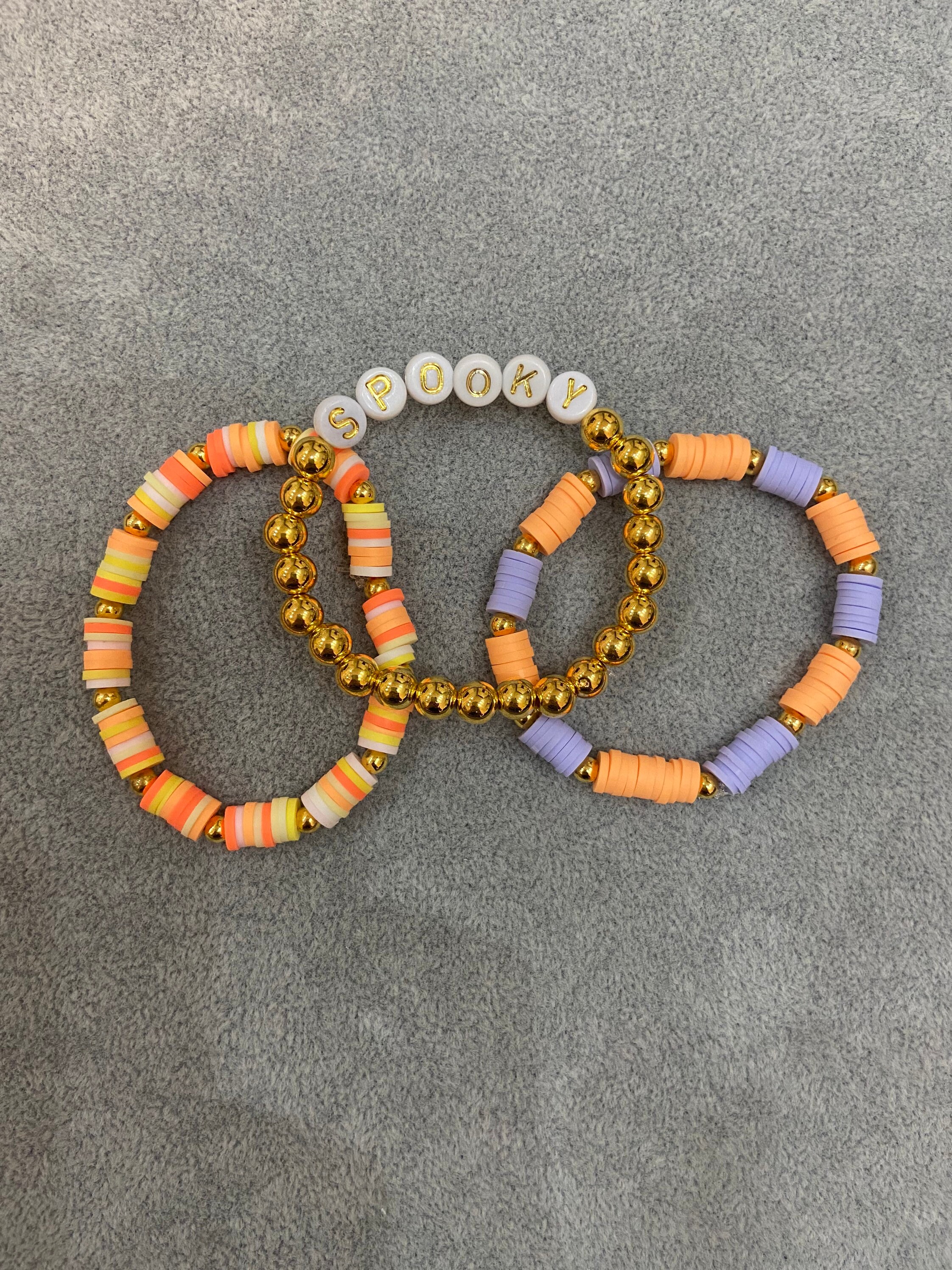 HALLOWEEN PREPPY BRACELET Bracelet Set Halloween Bracelet Etsy