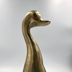 Mid Century Brass Duck