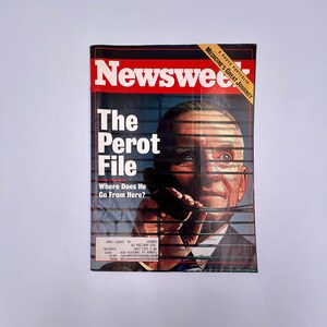1992 Newsweek Magazine Featuring Ross Perot