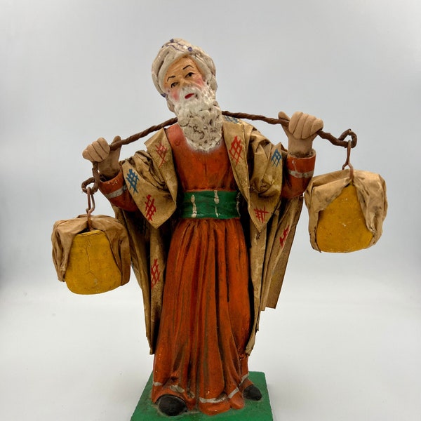 Vintage Italian Cartapesta Nativity Figure