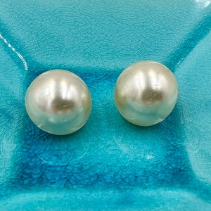 1960s Faux Pearl Clip-On Earrings
