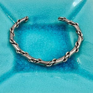 Sterling Silver Braided Cuff Bracelet