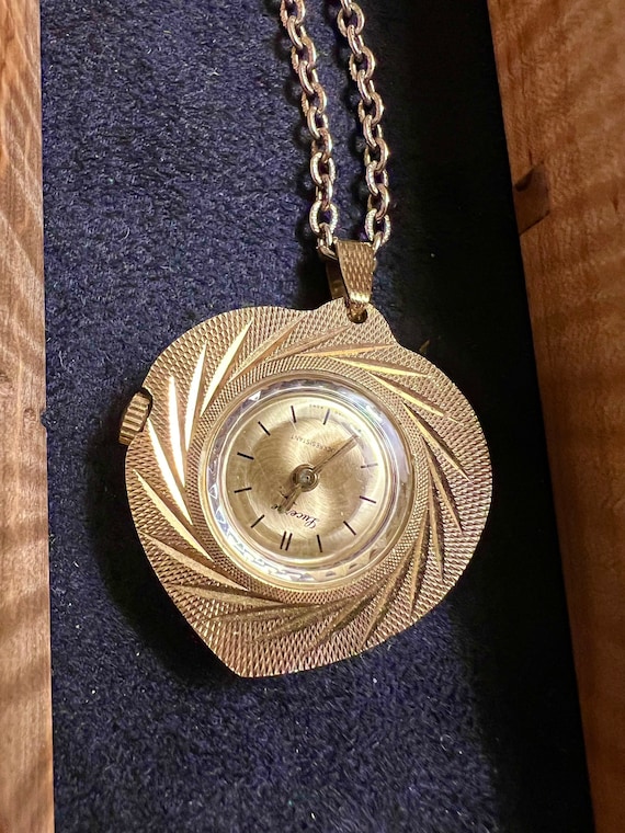 Lucerne swiss made necklace watch hotsell