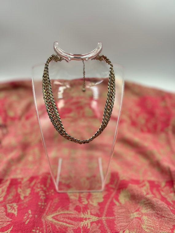 1930s Gold and Silver Toned Choker