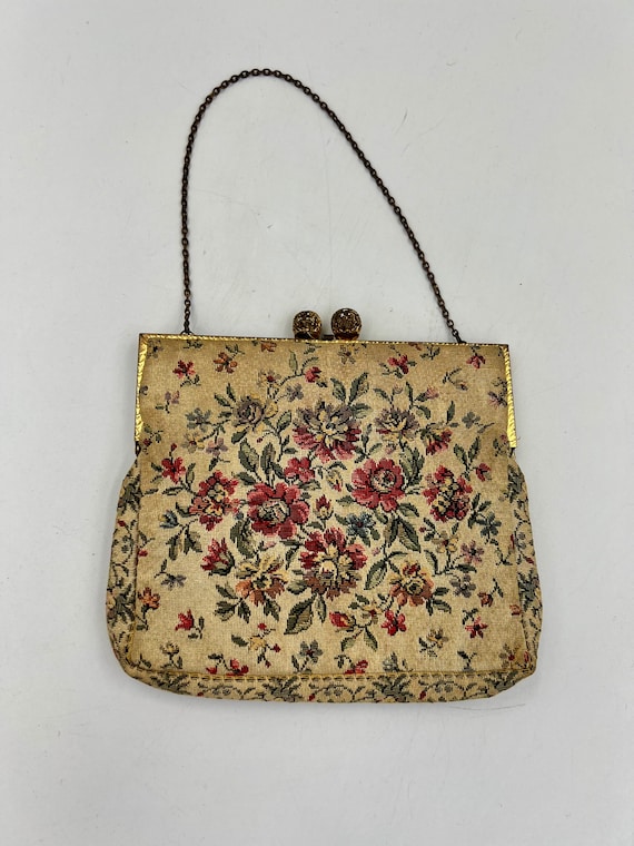 Mid Century Tapestry Evening Bag