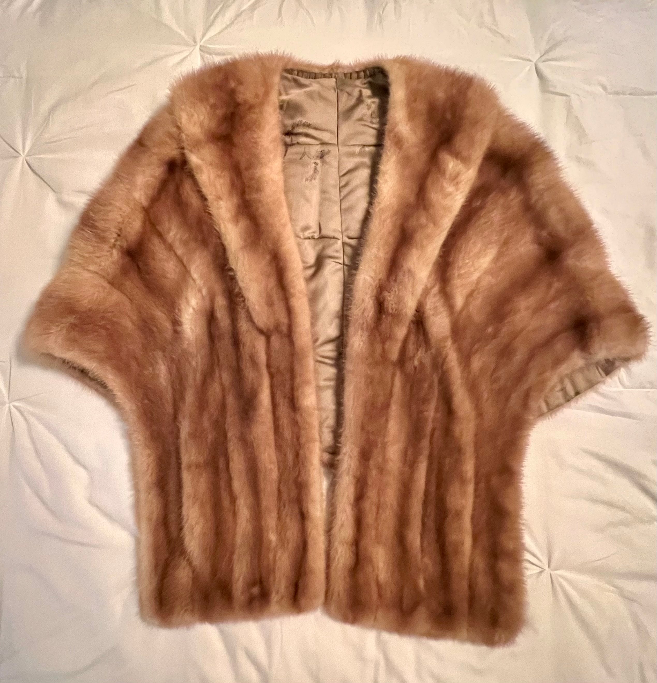 Vintage Mink cape ミンクケープ