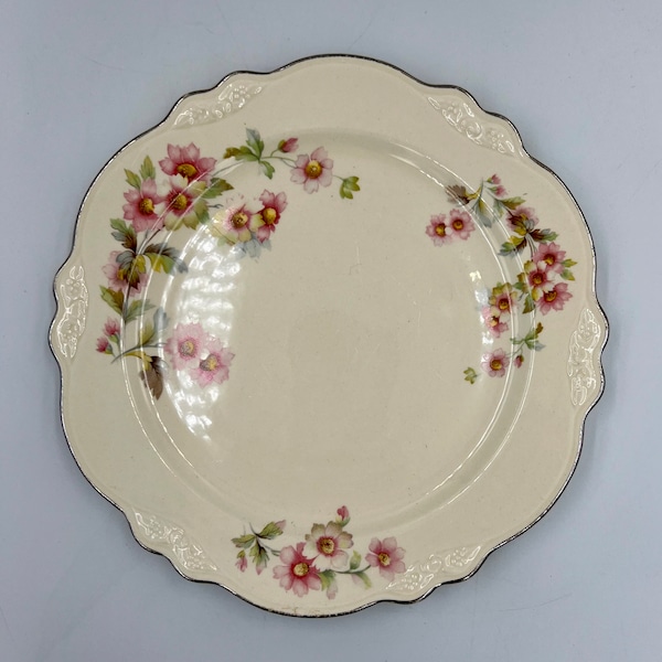 Discontinued Homer Laughlin Virginia Rose (Miss Rose) Dinner Plate