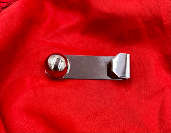 Mid Century Modern Silver Brooch - image 1