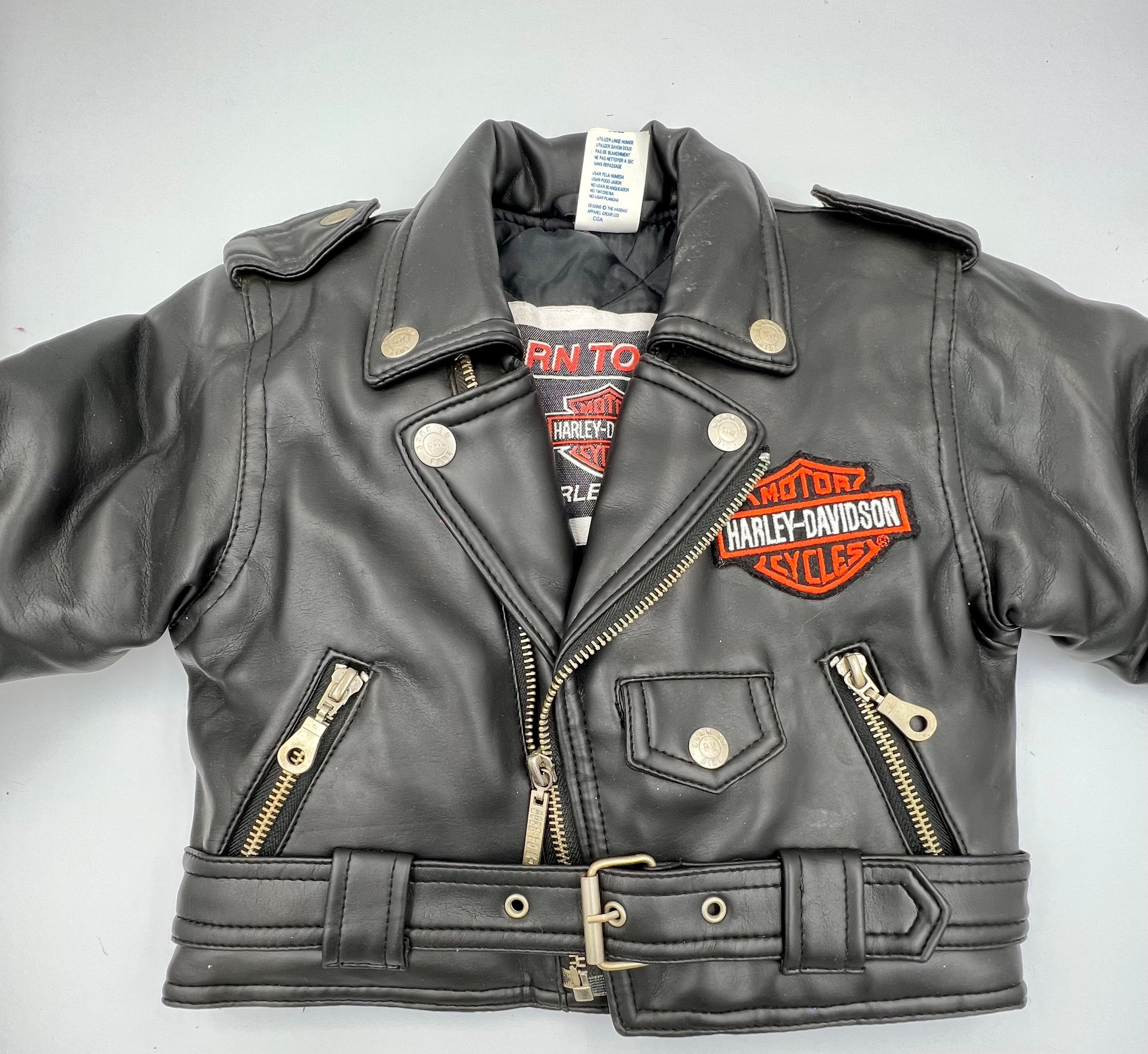 Harley Davidson Switchback 2-in-1 Blade Skull Leather Jacket 97071-09VM  MENS XL