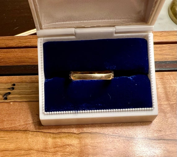 Vintage Men’s Ring - 10K Gold CZ - image 8