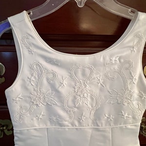 Vintage Girls Size 8 Wedding Flower Girl Dress