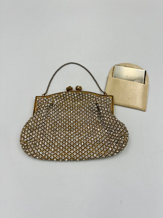 Vintage Rhinestone Evening Bag by A B Made in Ame… - image 1
