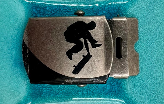 Vintage Skater Belt Buckle - image 1