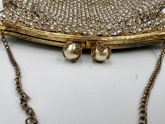Vintage Rhinestone Evening Bag by A B Made in Ame… - image 4