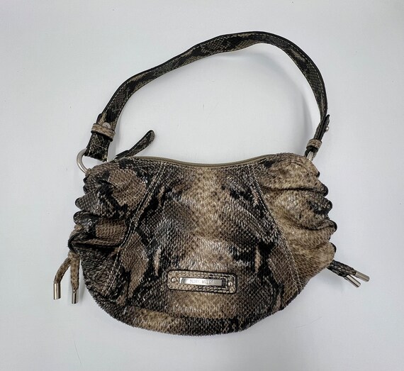 Vintage Snakeskin Print Nine West Handbag - image 2