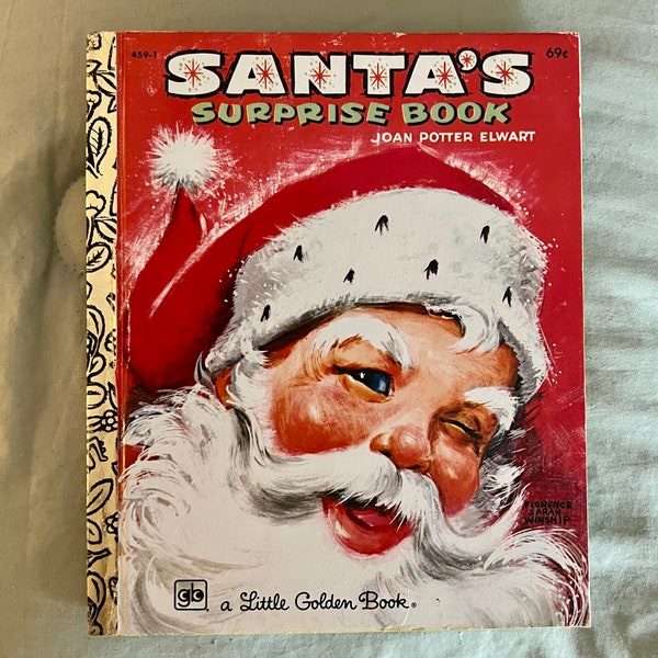 1980 Copy of Santa’s Surprise Book, a Little Golden Book