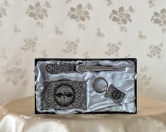 高級韓国産螺鈿ギフトセット | ナジョンチルギペン、USBメモリ、カードケース 高級韓国産螺鈿ギフトセット | ナジョンチルギペン、USBメモリ、カード