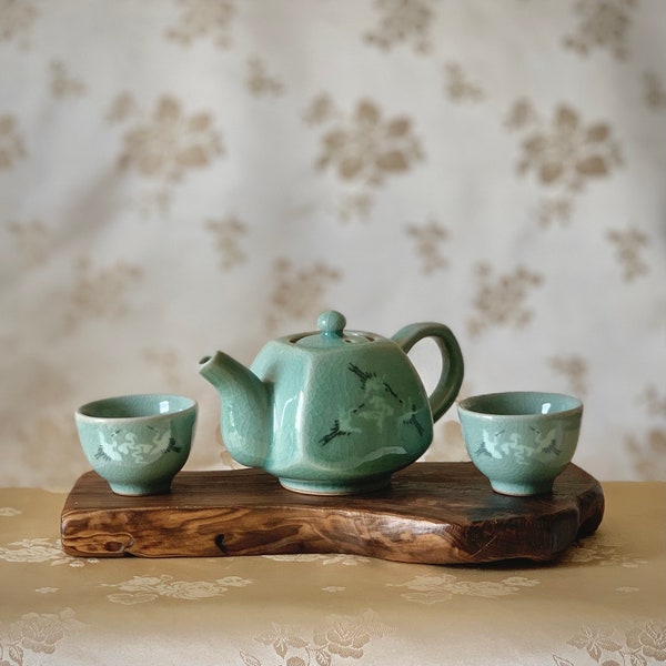 Traditional Korean Tea Set Etsy